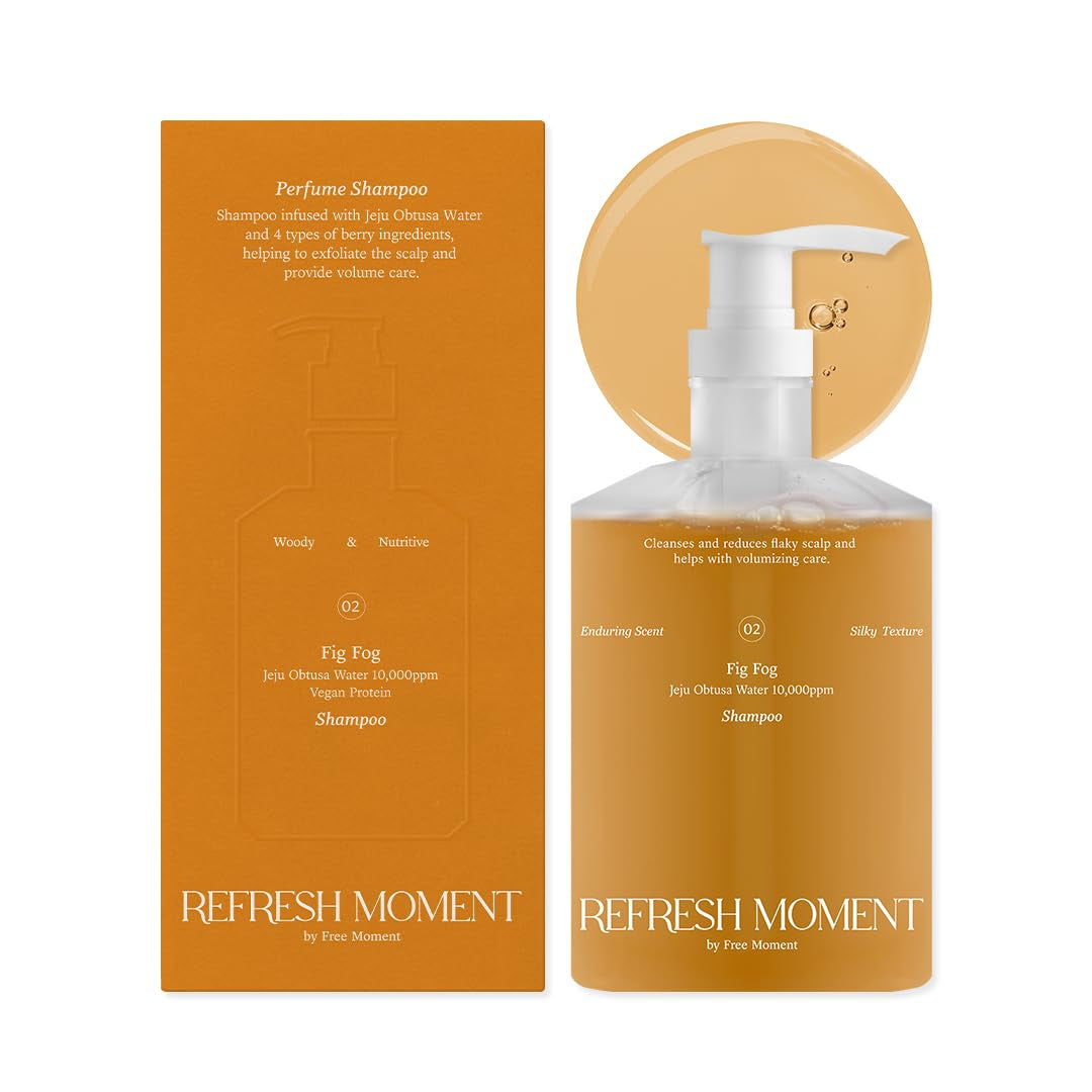 Perfume Shampoo | Volumizing Vegan Shampoo for Dry Damaged Hair Care & Scalp Exfoliation | Romantic, Fruity-Wood Fragrance | 16.9 Fl Oz (02 Fig Fog)