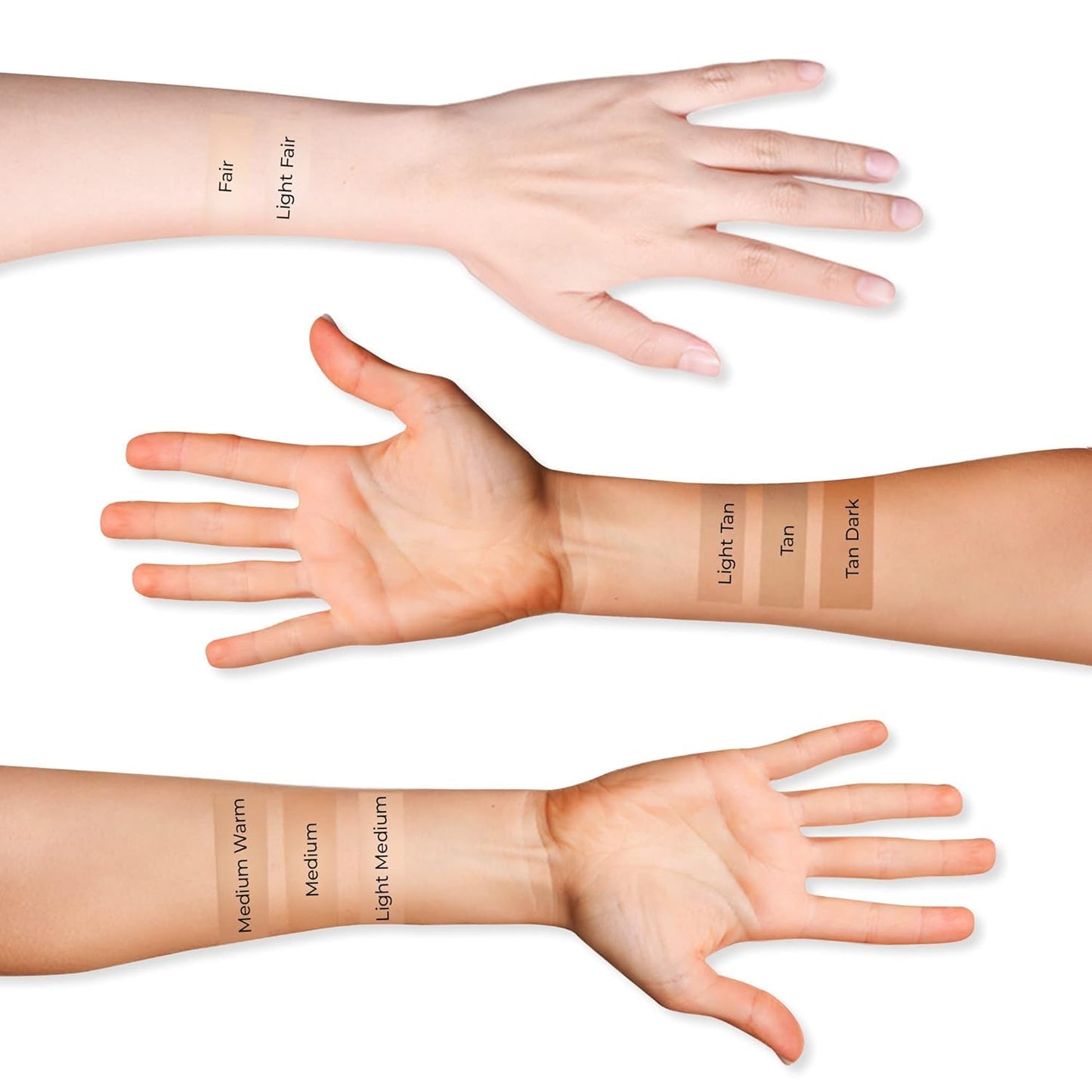 Airbrush Spray Silk Foundation Starter Kit - Light Medium - Foundation, Primer & Dual-Sided Angled Buffing Brush - Medium, Buildable Coverage, Anti-Aging Formula Hydrates & Moisturizes