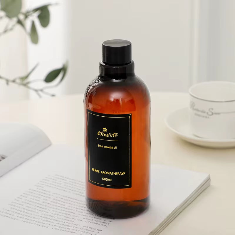 Plant Essential Oil Reed Diffuser, Lavender, Jasmine, Sandalwood, Home Perfume, Air Humidifier, Aromatherapy Machine, 500Ml
