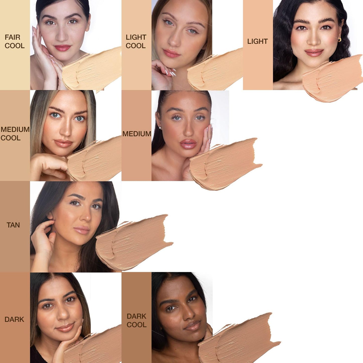 BB Cream with SPF 20 - Tinted Sunscreen, Concealer, Matte Foundation, & Moisturizing Face Cream | Lightweight Formula + Pump Top Applicator | Non-Toxic & Paraben Free | 1.7 Oz - Fair Cool