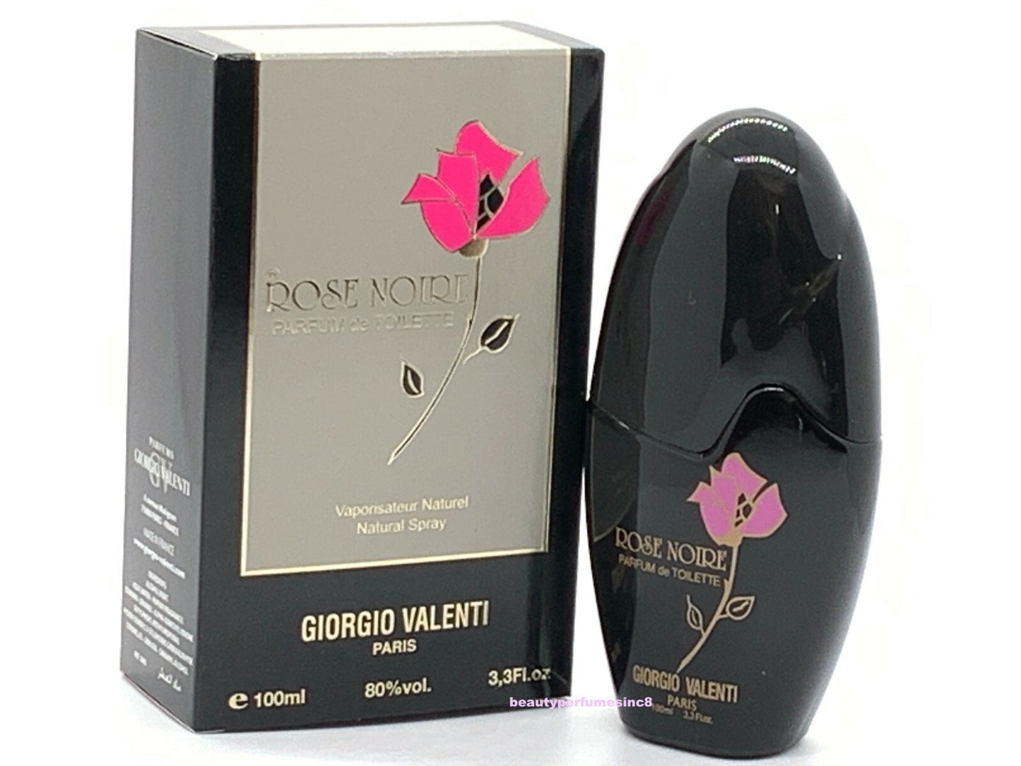 ROSE NOIRE by Giorgio Valenti 3.3 / 3.4 Oz Perfume Spray Women'S New