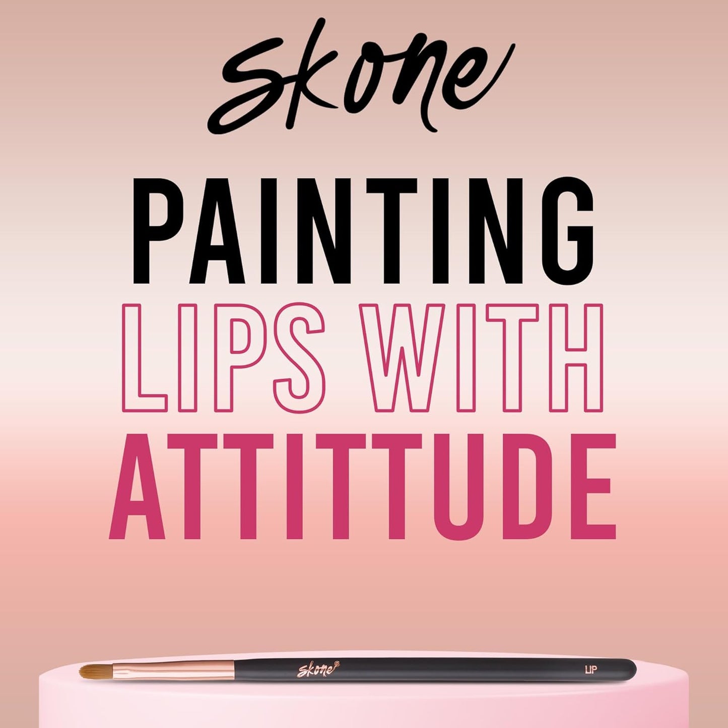 Precision Lip Brush for Smooth Applications – Cosmetics Bring Professional Grade Lipstick Brushes and Lip Gloss Brushes Directly to the Consumer