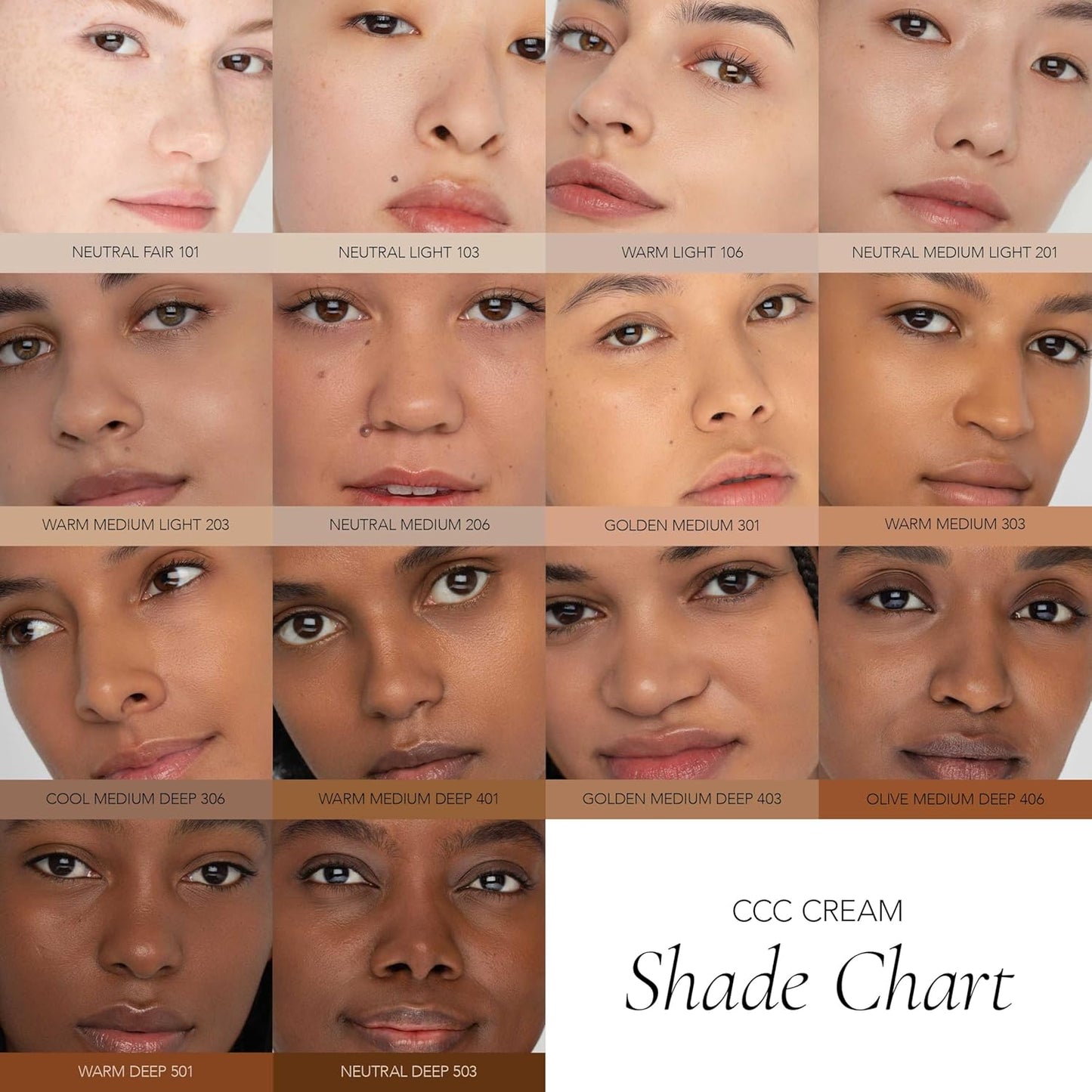 Cosmetics CCC Cream (Neutral Fair 101 / SPF 50) - Color Correcting CC Cream with Sunscreen - Lightweight, Hydrating, Light to Medium Coverage Foundation - BB & CC Cream Hybrid - 1 Fl Oz