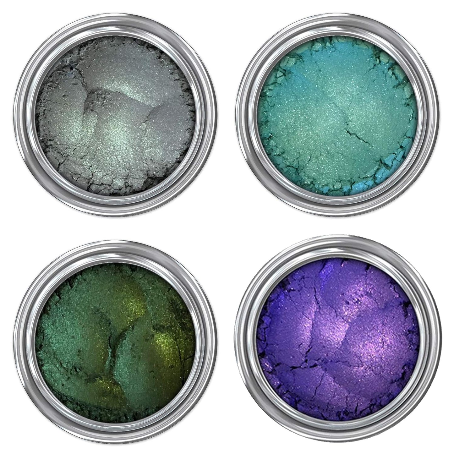 Eyeshadow, Silky- Smooth and Highly Pigmented, Longer-Lasting with No Creasing, 100% Vegan and Cruelty Free, Handmade in USA, 8 Grams Loose Mineral Powder (Peacock)
