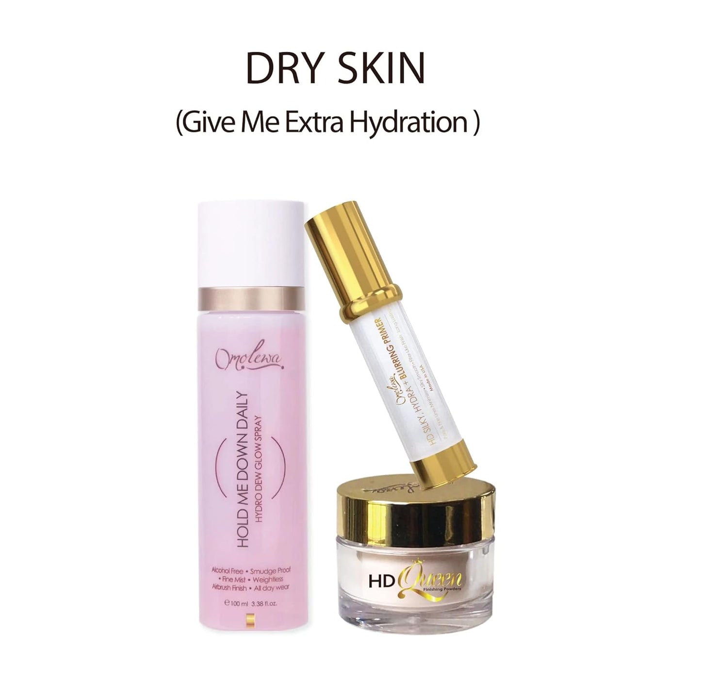 DRY SKIN SET - SMUDGE PROOF MAKEUP SYSTEM