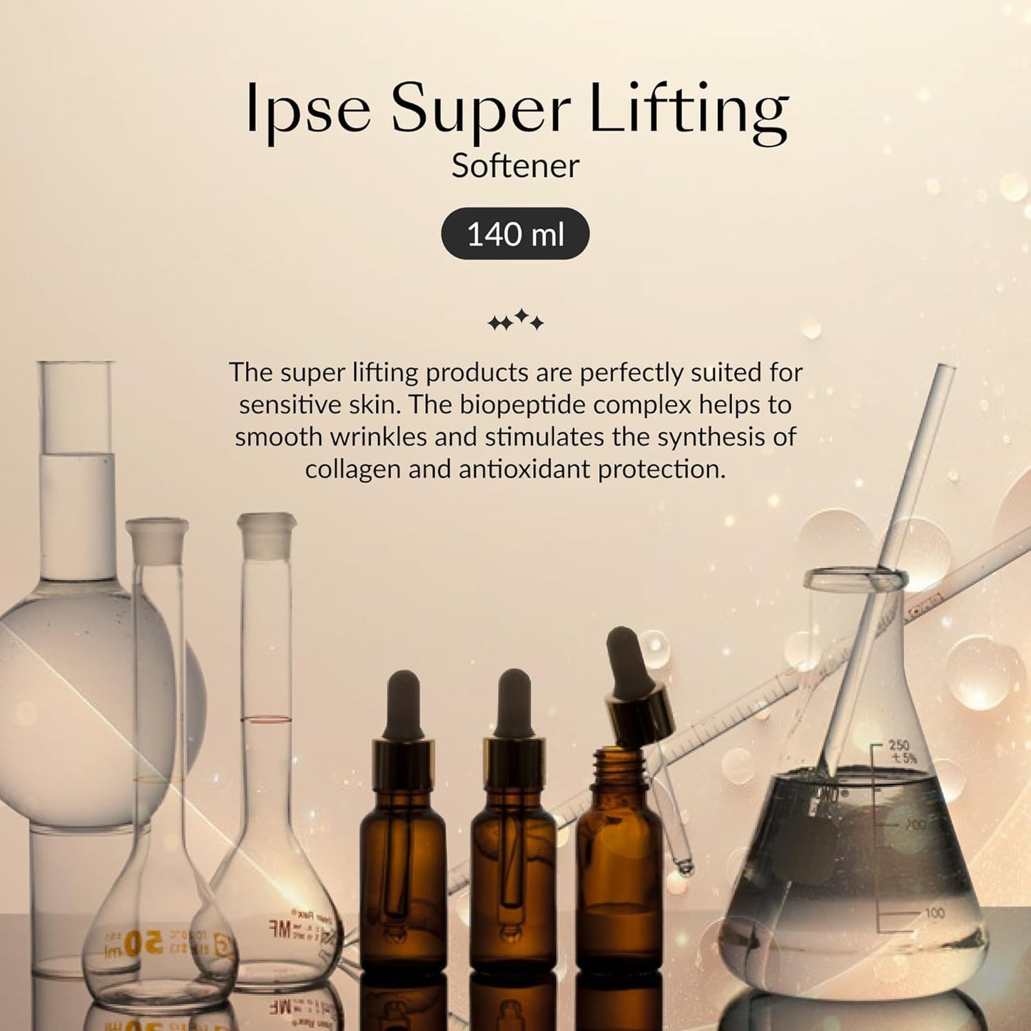 Korean Super Lifting Face & Neck Serum 140Ml - Skin Care anti Aging Facial Rejuvenation Serum - Reduce Fine Line, Wrinkle with Peptide Complex
