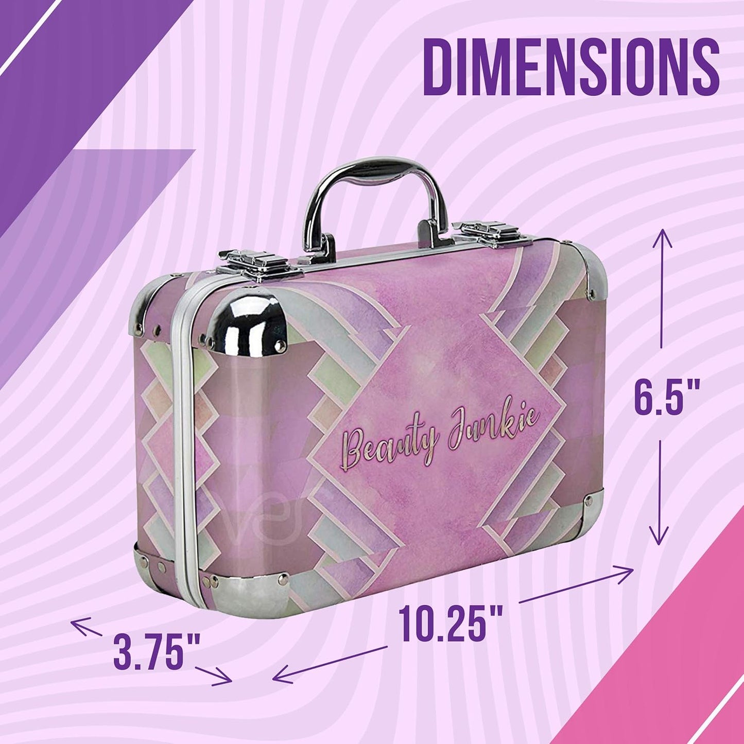 Starter Carry-All Teen Makeup Kit Gift Set, Pink, 1 Count