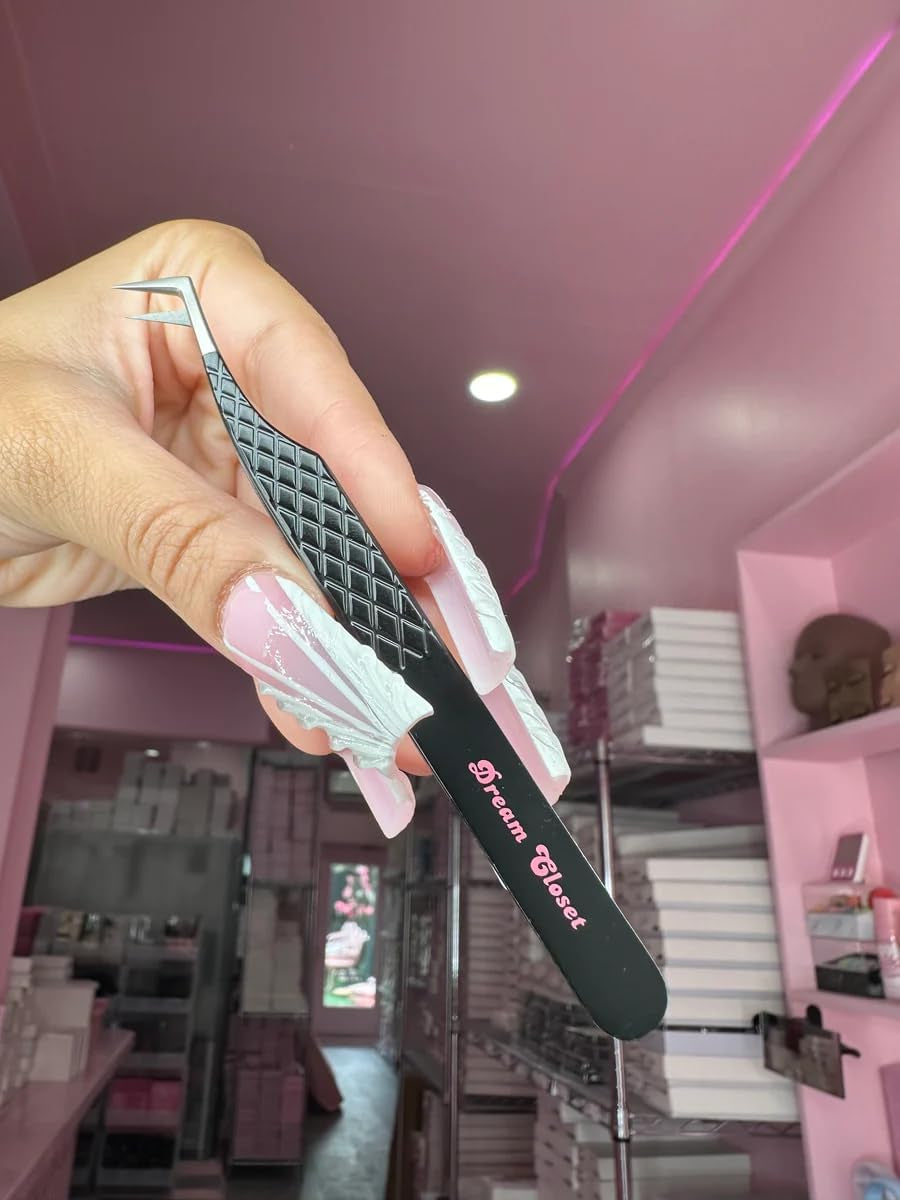 | 65° Fiber Tip Tweezer for Eyelash Extensions (DREAM LIFE COLLECTION)|