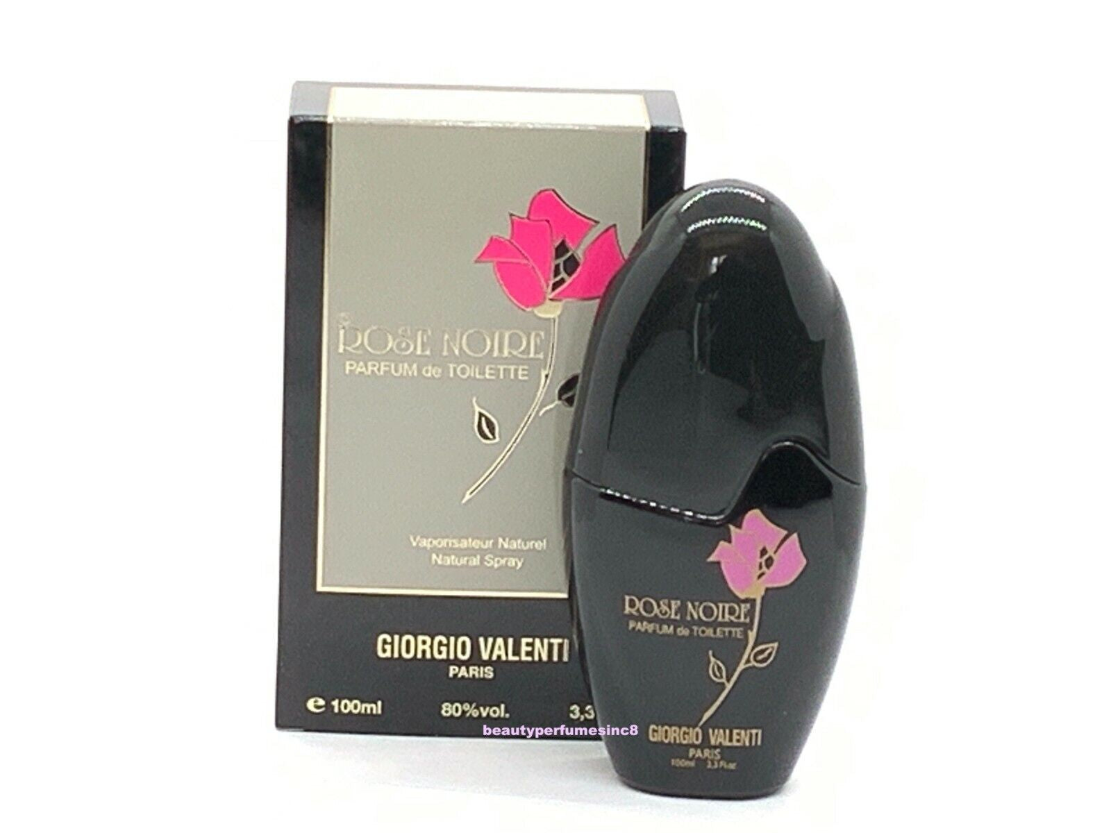 ROSE NOIRE by Giorgio Valenti 3.3 / 3.4 Oz Perfume Spray Women'S New