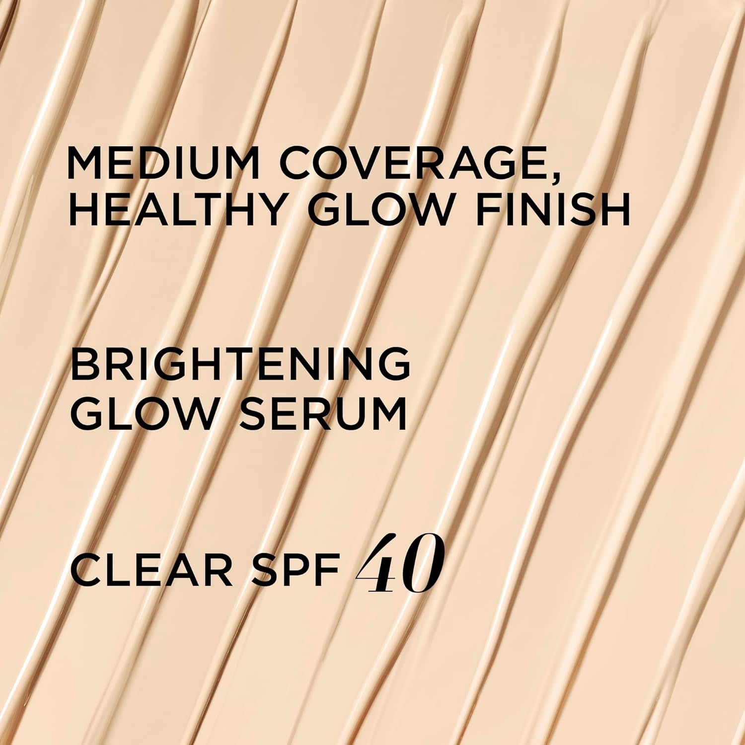 CC+ Nude Glow Lightweight Foundation + Glow Serum with SPF 40 - with Niacinamide, Hyaluronic Acid & Green Tea Extract - 1.08 Fl Oz
