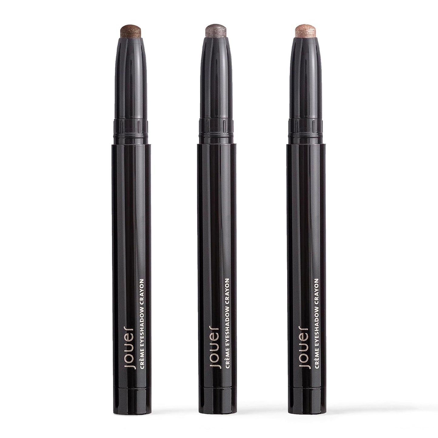 Crème Eyeshadow Trio - Shimmer Cream Eyeshadow Eyeliner Crayon, Dermatologist Tested, Waterproof and Crease Resistant Glitter Eyeshadow