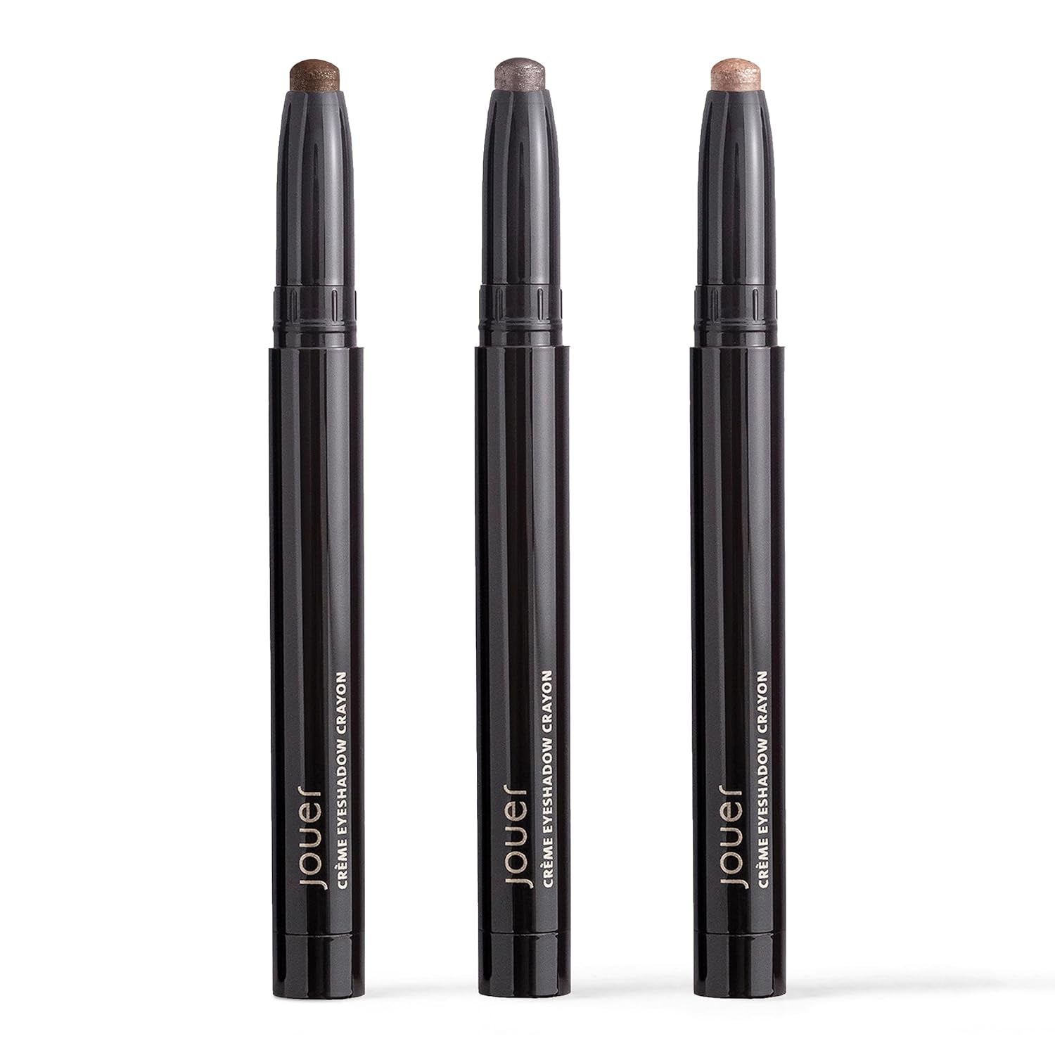 Crème Eyeshadow Trio - Shimmer Cream Eyeshadow Eyeliner Crayon, Dermatologist Tested, Waterproof and Crease Resistant Glitter Eyeshadow