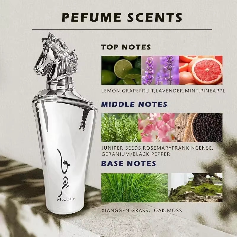 100Ml Perfume Hombre Oil Original Middle East Dubai Spray Eau De Parfum Lasting Fragrance Fresh Men Women Gift Deodorant Dating
