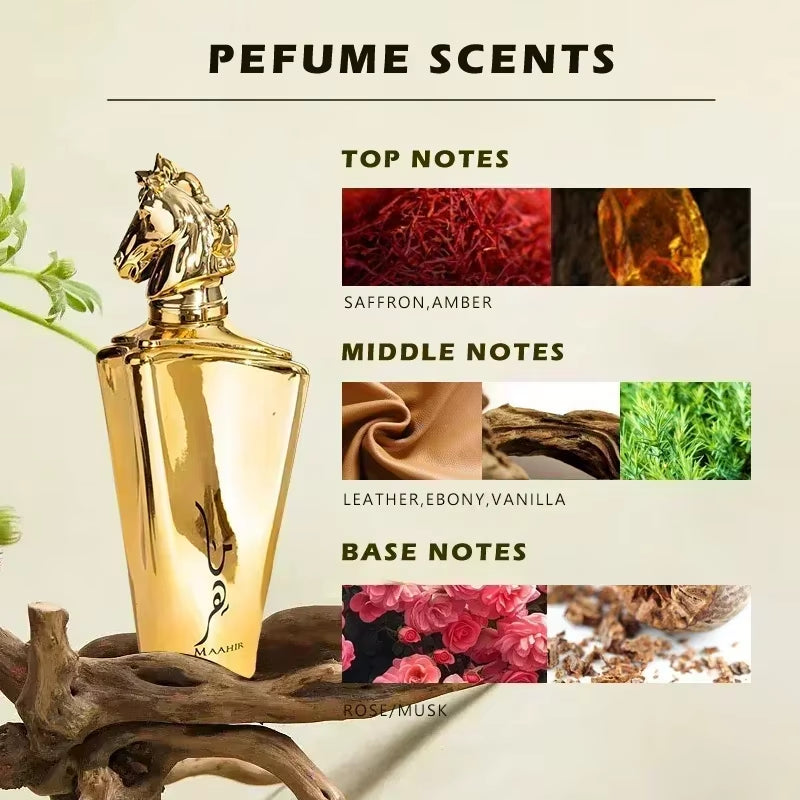 100Ml Perfume Hombre Oil Original Middle East Dubai Spray Eau De Parfum Lasting Fragrance Fresh Men Women Gift Deodorant Dating