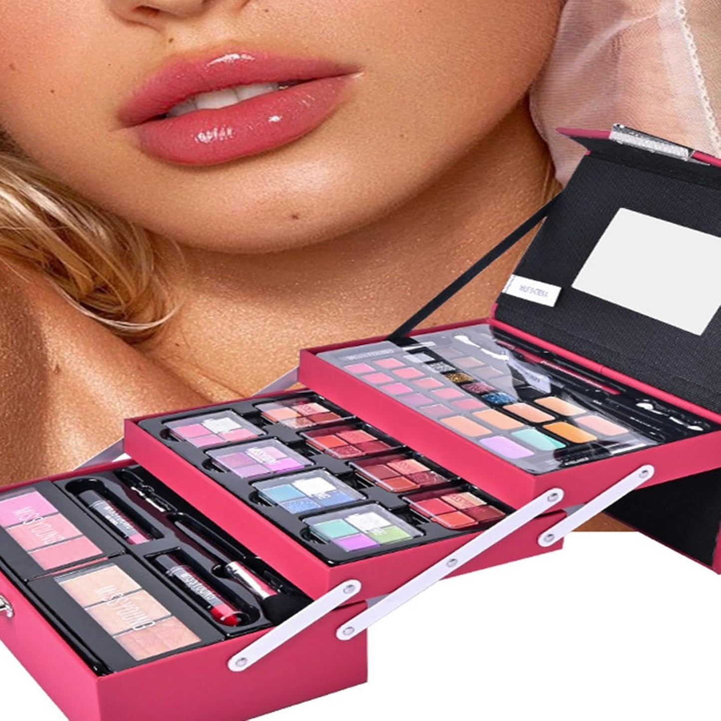 Professional Makeup Kit, Portable Makeup Kit, Cosmetics Kit for Women, Makeup Kit, Full Start Cosmetics Set for Women and Girls, Includes Cosmetics and Makeup Tools