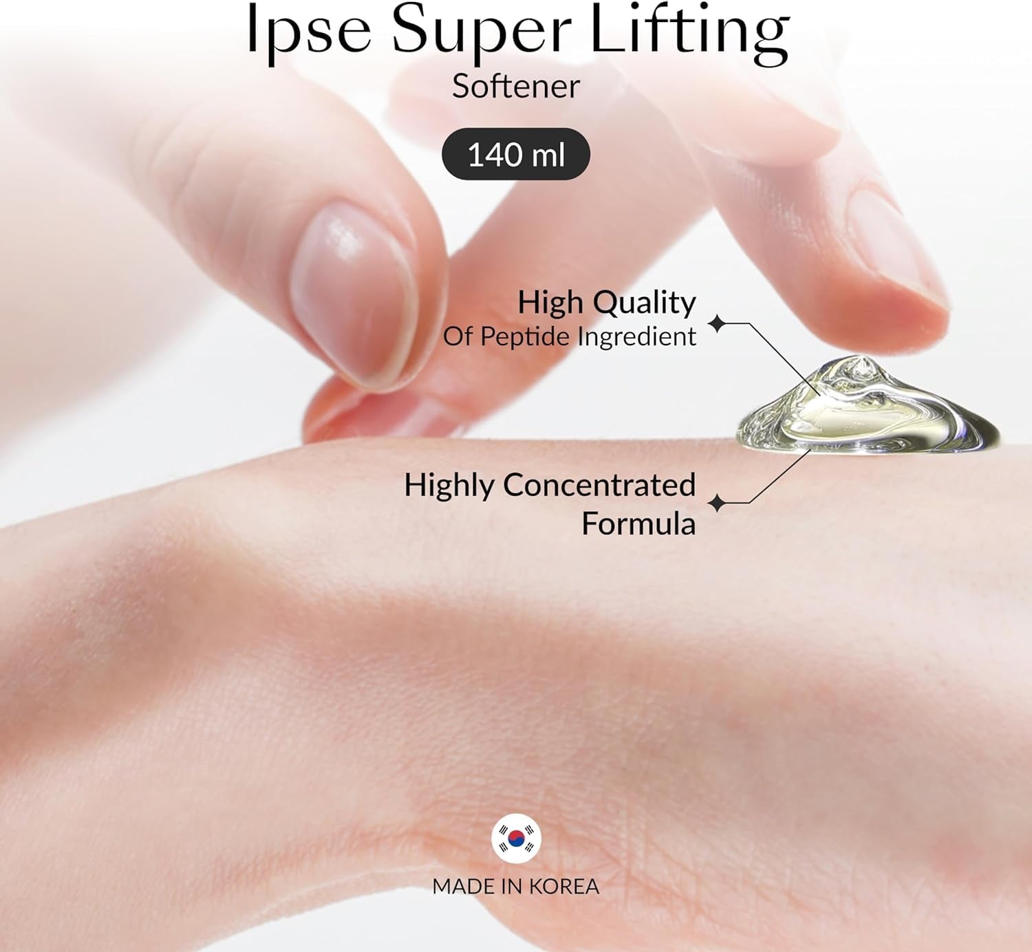 Korean Super Lifting Face & Neck Serum 140Ml - Skin Care anti Aging Facial Rejuvenation Serum - Reduce Fine Line, Wrinkle with Peptide Complex