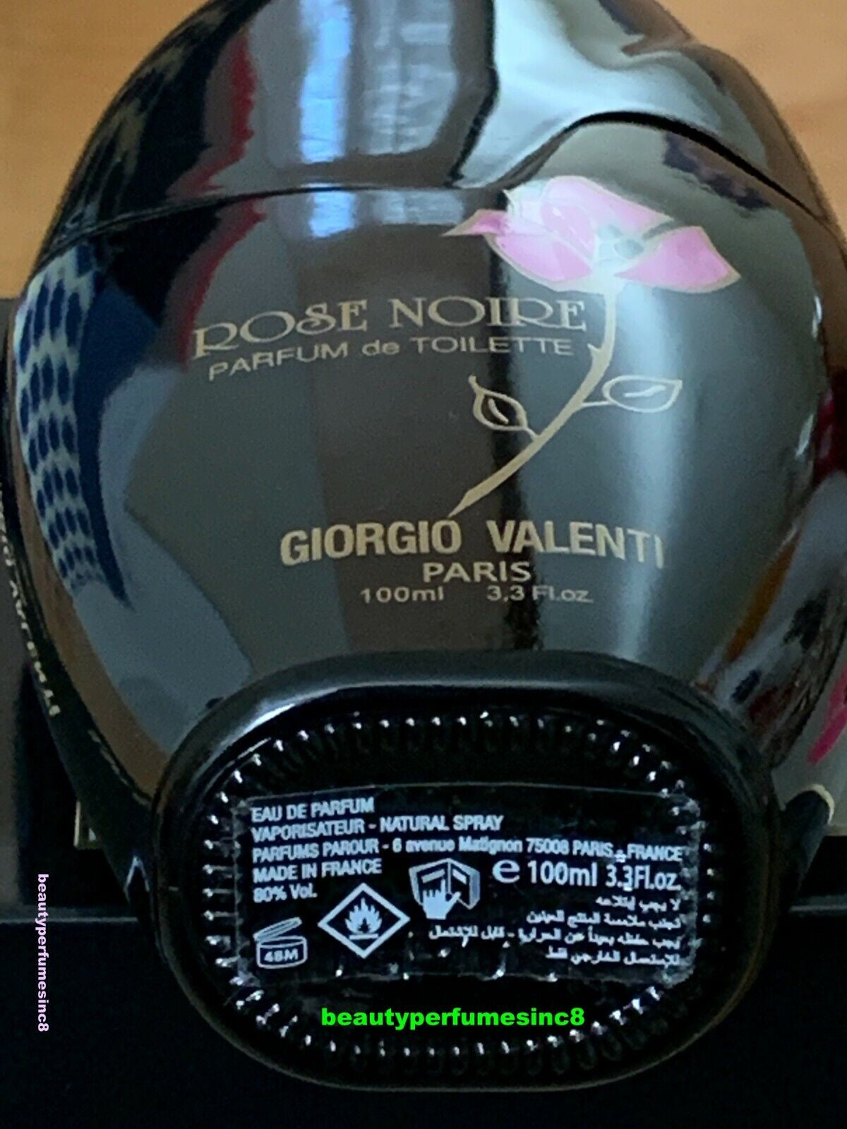 ROSE NOIRE by Giorgio Valenti 3.3 / 3.4 Oz Perfume Spray Women'S New