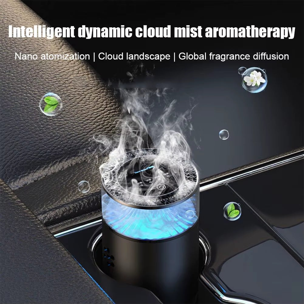Car Air Freshener Car Fragrance Diffuser Cloud Mist Auto Aromatherapy Machine Fragrance Replacement Pack Auto Perfume Decoration