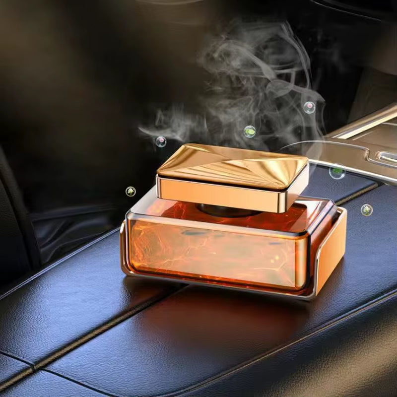 Luxury Car Air Fresheners for the Car Interior Decoration Glass Bottles Auto Flavoring Perfume Long-Lasting Aromatherapy