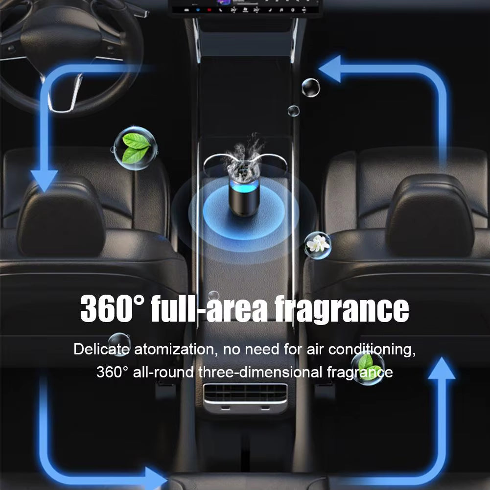 Car Air Freshener Car Fragrance Diffuser Cloud Mist Auto Aromatherapy Machine Fragrance Replacement Pack Auto Perfume Decoration
