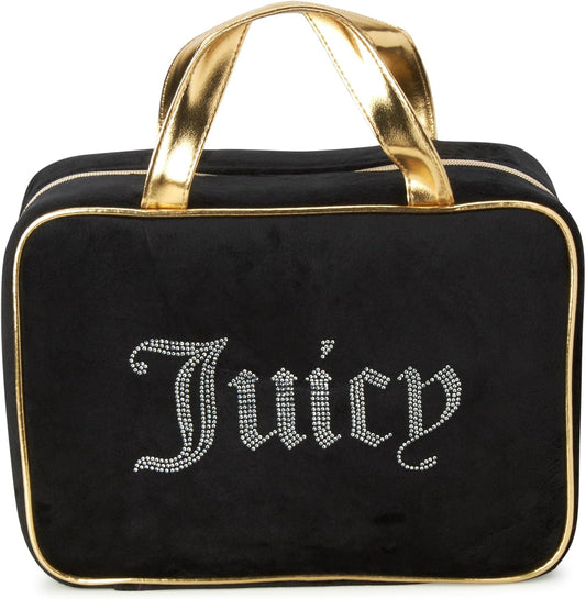 Women'S Cosmetics Bag - Travel Makeup and Toiletries Weekender Bag - Makeup Organizer Case, Black