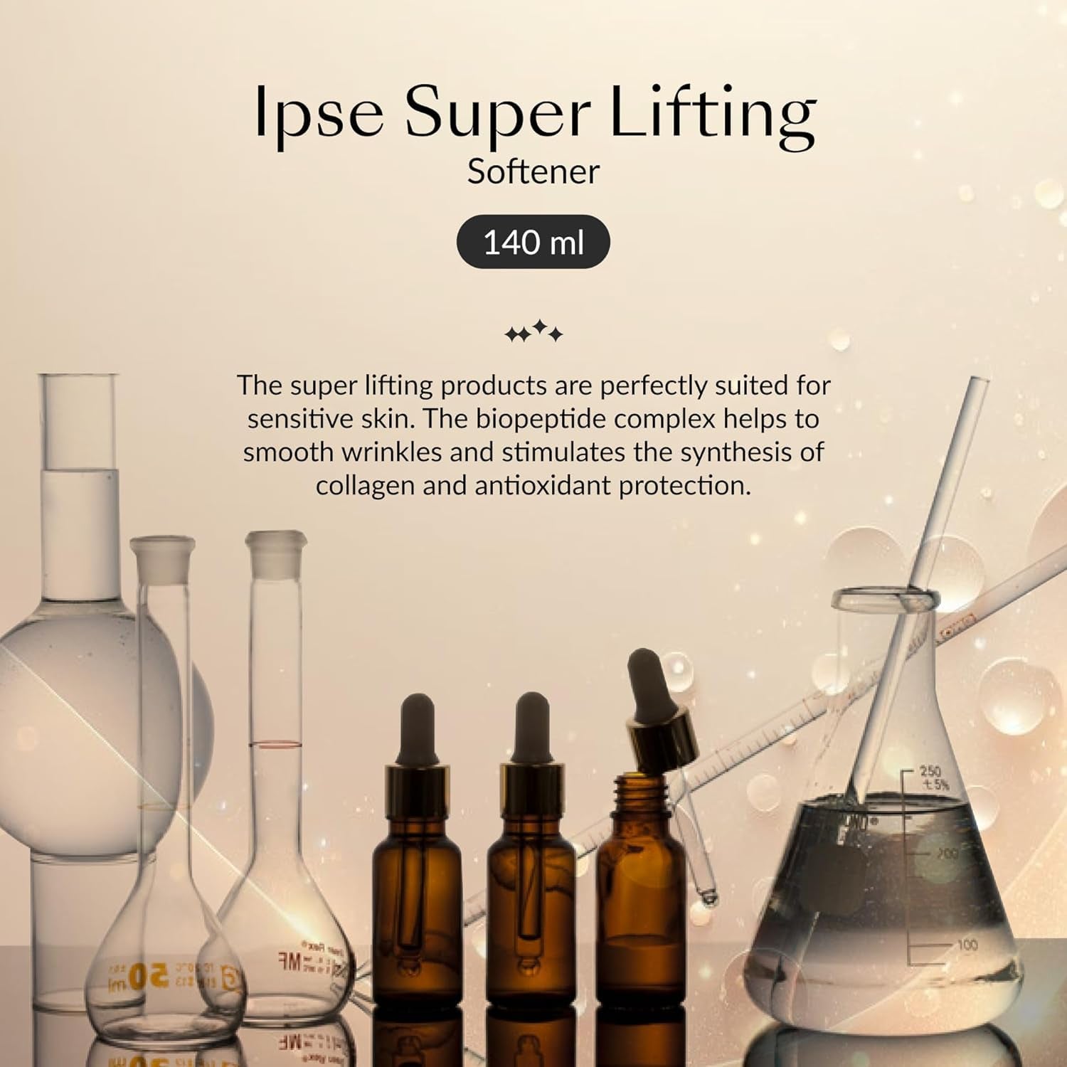 Korean Super Lifting Face & Neck Serum 140Ml - Skin Care anti Aging Facial Rejuvenation Serum - Reduce Fine Line, Wrinkle with Peptide Complex