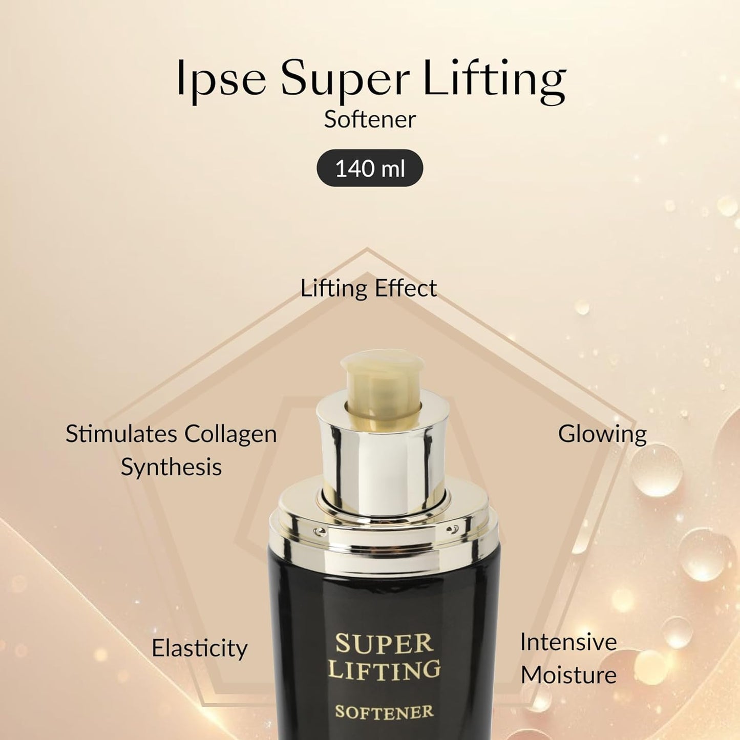 Korean Super Lifting Face & Neck Serum 140Ml - Skin Care anti Aging Facial Rejuvenation Serum - Reduce Fine Line, Wrinkle with Peptide Complex