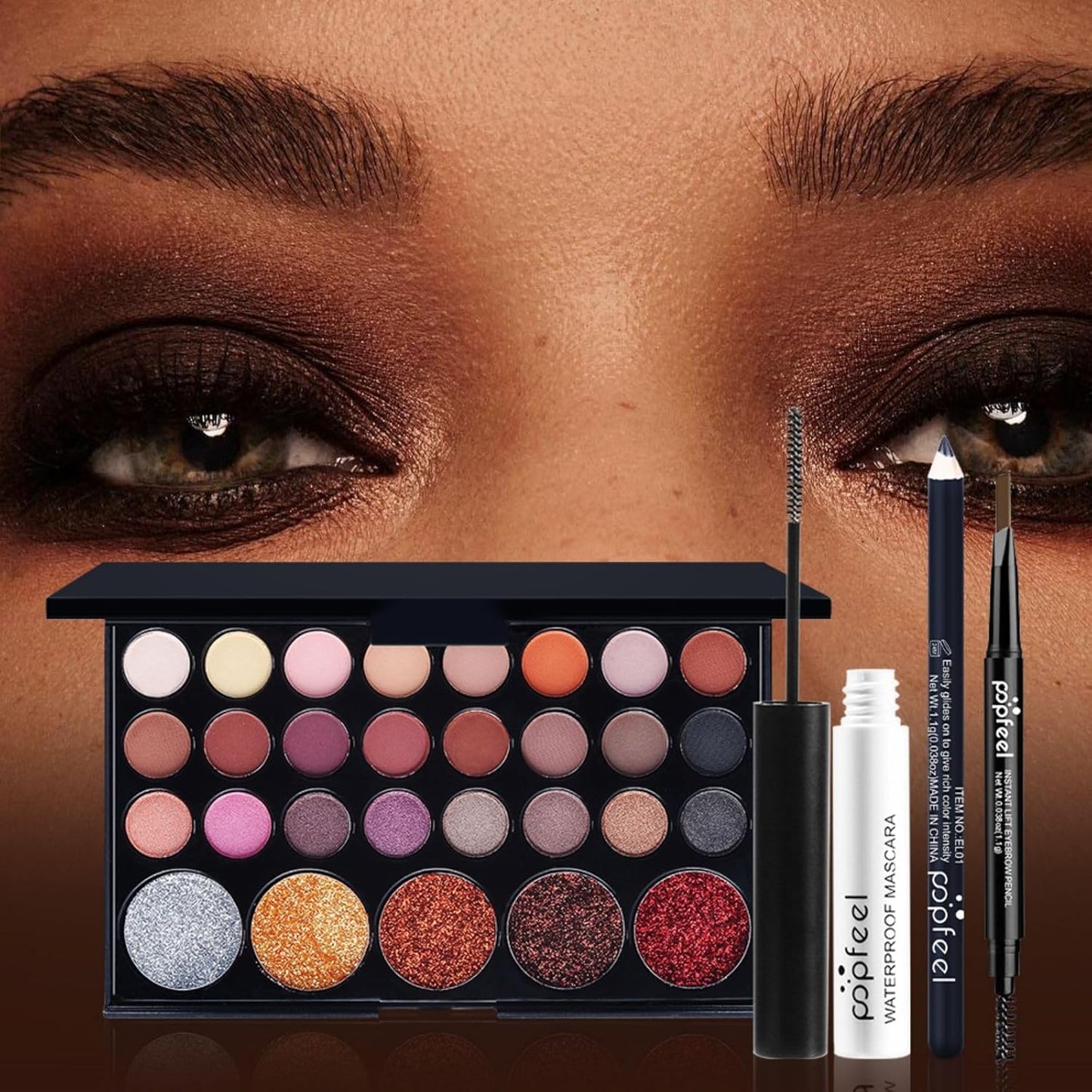 Makeup Set Box, Festival Surprise Assortment Gift with Professional Makeup Products, Cosmetics Set Party Favors for Women Girls Teenager, Vegan & Cruelty-Free, Set B